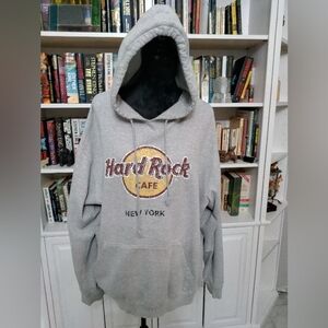 Hard Rock Cafe New York vintage unisex hooded sweatshirt EUC sz 2X
